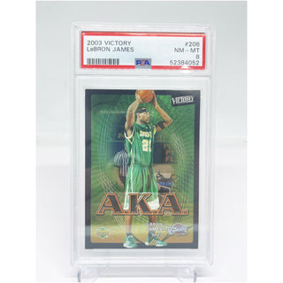 2003 Upper Deck Victory Lebron James A.K.A PSA NM-MT 8