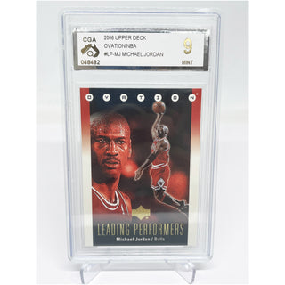 2006 Upper Deck Ovation Michael Jordan CGA Mint 9