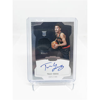 2018-19 Panini Dominion Trae Young Rookie Patch Auto 082/199