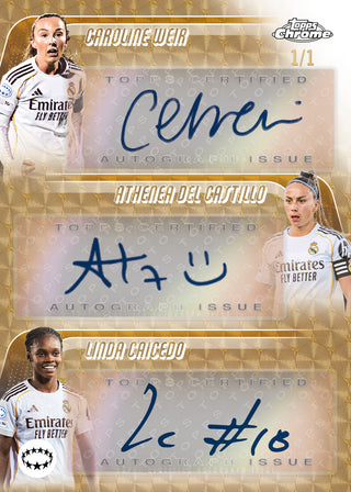 PREORDER:  Topps Chrome® UEFA Women's Champions League 2025/26 Hobby Box