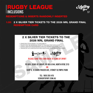 Rugby League Trading Card Mystery Box Series 7 - Pre Order