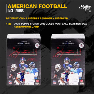 American Football Trading Card Mystery Box – Series 2