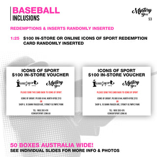 Baseball Trading Card Mystery Box - Series 3