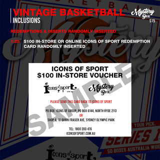Vintage Basketball Trading Card Mystery Box – Series 15