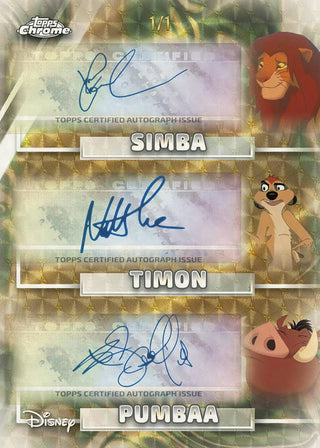 2026 Topps Chrome Disney Value Box