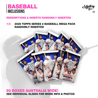 Baseball Trading Card Mystery Box - Series 3
