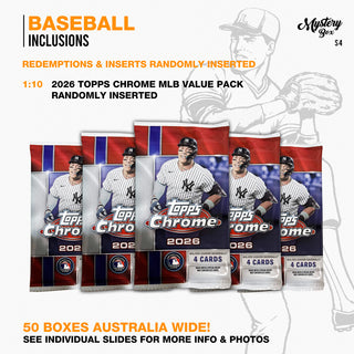 Baseball Trading Card Mystery Box - Series 4