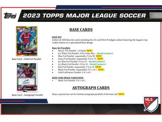 2023 Topps MLS Major League Soccer 11-Pack Blaster Box