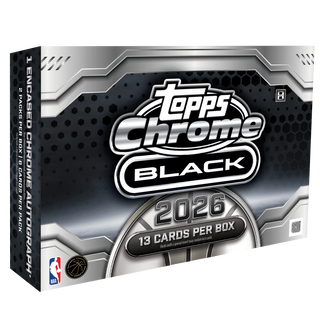PREORDER: 2025/26 Topps Chrome Black Basketball Hobby Box (27 August)