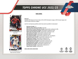 2022/23 Topps Chrome UEFA Club Competitions Soccer Hobby LITE Box