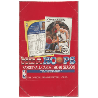 1990-91 NBA Hoops Basketball Cards Series 2 Box