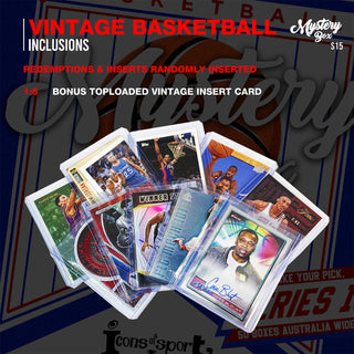 Vintage Basketball Trading Card Mystery Box – Series 15