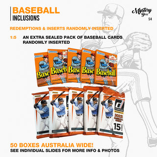 Baseball Trading Card Mystery Box - Series 4