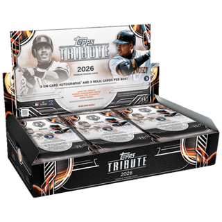 PREORDER: 2026 Topps Tribute Baseball Hobby Box (Release date 29 July)