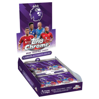 2026 Topps Chrome Premier League EPL Soccer Hobby Box
