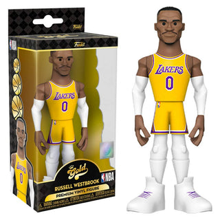 Russell Westbrook L.A. Lakers 2021 Championship Jersey 5" Gold Premium Vinyl Figure