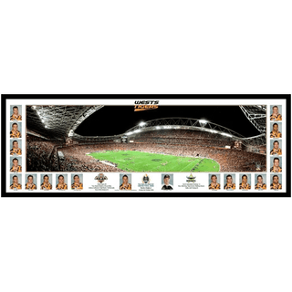 2005 Wests Tigers Grand Final Large Panoramic Print Framed