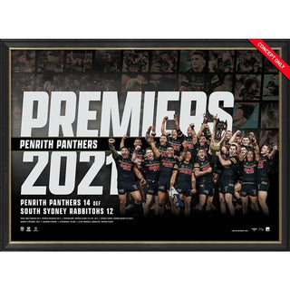 Penrith Panthers 2021 Premiers Sportsprint Framed