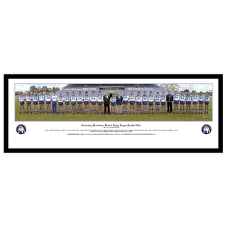 1985 Canterbury Bulldogs Large Panoramic Framed