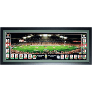 2014 South Sydney Rabbitohs Grand Final Large Pano Framed