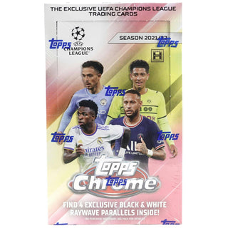 2021/22 Topps UEFA Champions League Chrome Soccer Hobby Lite Box