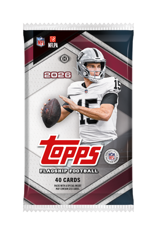 PREORDER:  2026 Topps Flagship Football Hobby Jumbo Box (21 August)