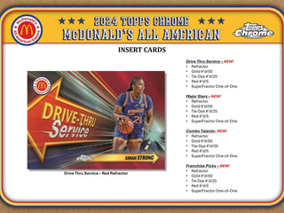 2024 Topps Chrome McDonald's All American Basketball Hobby Box (Cooper Flagg!)