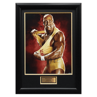 Hulk Hogan 'Ripping Shirt' Signed Photo Framed