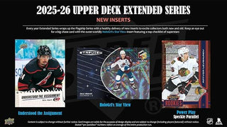2025/26 Upper Deck Extended Series Hockey Blaster Box