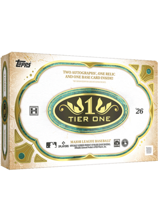 PREORDER:  2026 Topps Tier One Baseball Hobby Box