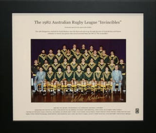 1982 Australian Kangaroos Team Photo Signed Max Krilich