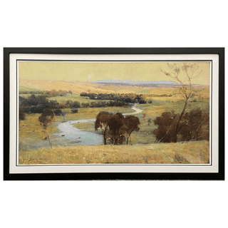 Arthur Streeton "Still Glides The Stream" Print Framed