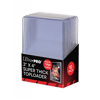 ULTRA PRO Top Loader - 3 x 4 130pt (10 pk)