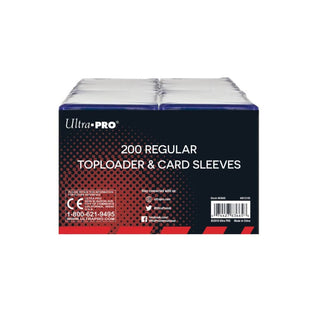 ULTRA PRO 3" x 4" Regular Toploaders & Card Sleeves 200 Pack