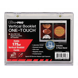 ULTRA PRO Vertical Booklet Card Holder - UV One Touch