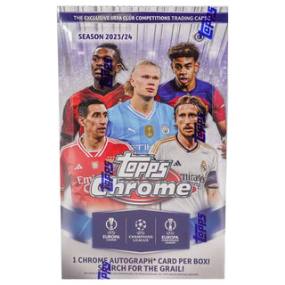 2023/24 Topps Chrome UEFA Club Competitions Soccer Hobby Box