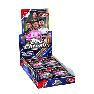 PREORDER: 2026 Topps MLS Chrome Soccer Hobby Box (10th Sept)