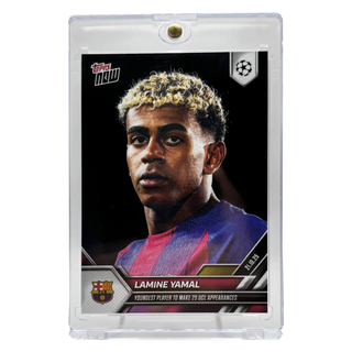 Lamine Yamal - 2025-26 UCL Topps NOW® - Youngest Player To Make 25 UCL Appearances