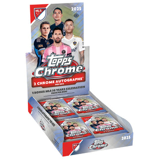 Topps Chrome® MLS 2025 Hobby Box - Pre Order (Mid - Late Feb)