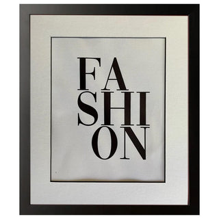 Fashion Print Framed - Small