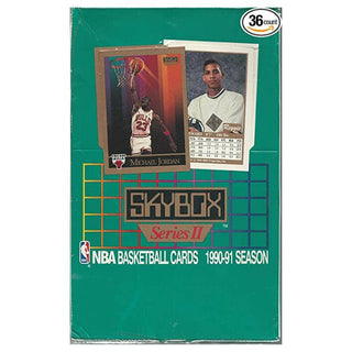 1990/91 Skybox Series 2 Basketball Wax Box