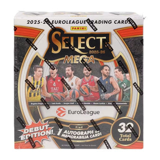2025/26 Panini Select EuroLeague Basketball Mega Hobby Box
