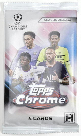 2021/22 Topps UEFA Champions League Chrome Soccer Hobby Lite Box