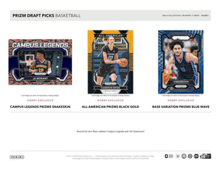 2024/25 Panini Prizm Draft Basketball Hobby Box (Pre Order Mid-late February)