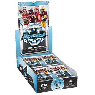 2025 Bowman University Chrome® Football Hobby Box - Pre Order