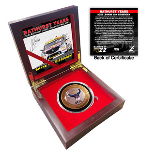 Shane Van Gisbergen 2022 “Bathurst Years” Signed L/Ed Silver Stunner