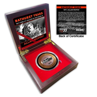 Allan Moffat 1971 Bathurst Years Signed L/ED Silver Stunner