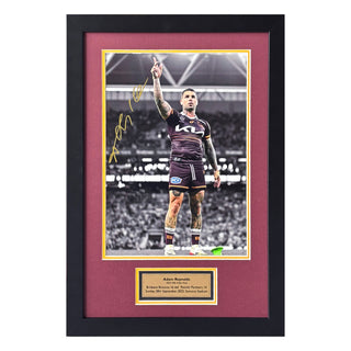 Adam Reynolds Signed 10x12 Broncos Prelim Celebration Framed Photo w/ Photo Proof