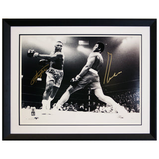 30 x 40 Dual Signed Ali and Frazier Photograph