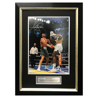 Anthony Joshua Signed Boxing Photo: Klitschko Uppercut